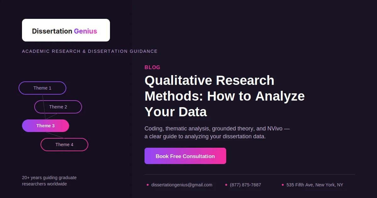 Qualitative research methods are the str